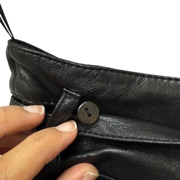 NANUSHKA Black Meda Vegan Leather Miniskirt Women's‎ Size XS - Picture 8 of 12